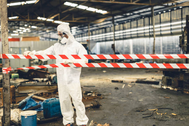 Professional Biohazard technician working in Fredonia, NY